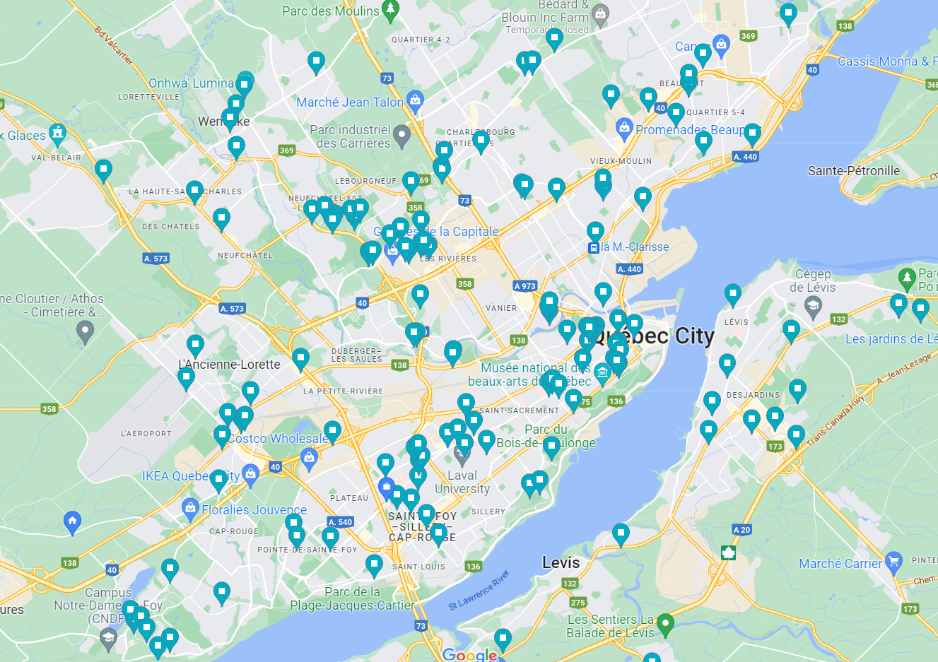 Charpente de bâtiment Ville de Québec